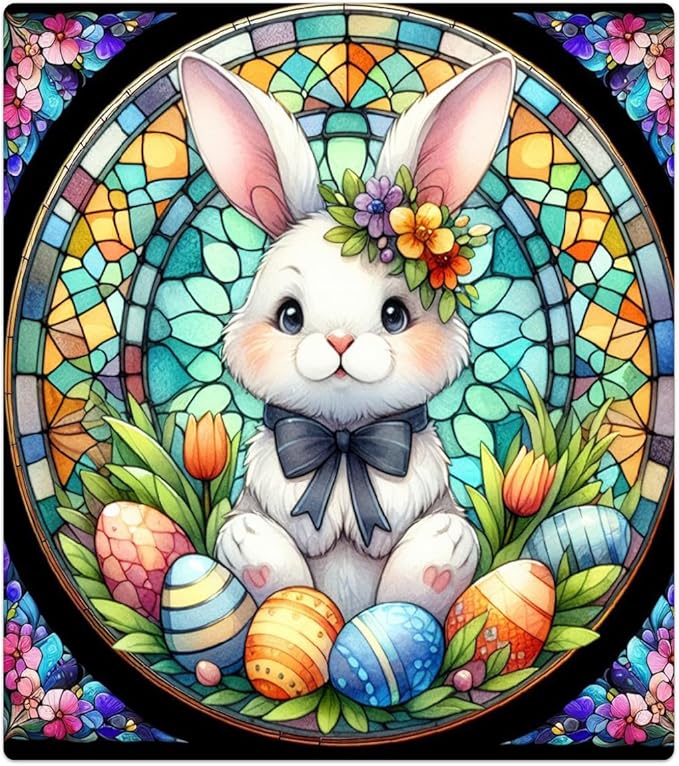 Easter Egg Animal Rabbit Dishwasher Magnet Cover Magnetic Dishwasher Decorative Cover Front Dishwasher Door Covers Reuseable Dishwasher Covers Decal for Kitchen Home Decorative