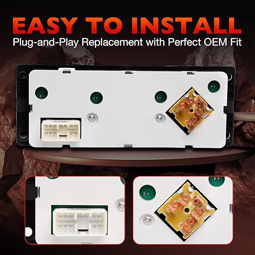 3518702C93 A/C Hearter Climate Control Module Panel Compatible with 2000-2021 International 9100 9200 9400 9900 5500I 5600I HX515 HX615 Replace 3518702C92 703460AT 5011931R91