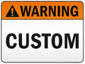 Custom warning Sign, Ansi Sign, Osha Compliant, 36x48 Inches, Reflective, Rust Free DiBound, Fade Resistant, Made in USA by My Sign Center