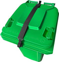 Adjustable Double Claw Trash Can Lock Strap to Prevent Raccoons, Mice, Dogs and Other Small Animals From Rummaging, Garbage Can Lid Lock Keeps Lid Securely in Place in Strong Winds (1 PC) | COMBATCH