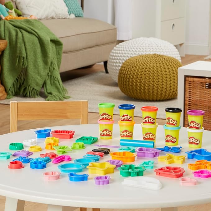 Play-Doh Holiday Set of Tools, 43 Accessories & 10 Modeling Compound Colors, Kids Toys, Holiday Arts and Crafts for Kids 3+ (Amazon Exclusive)