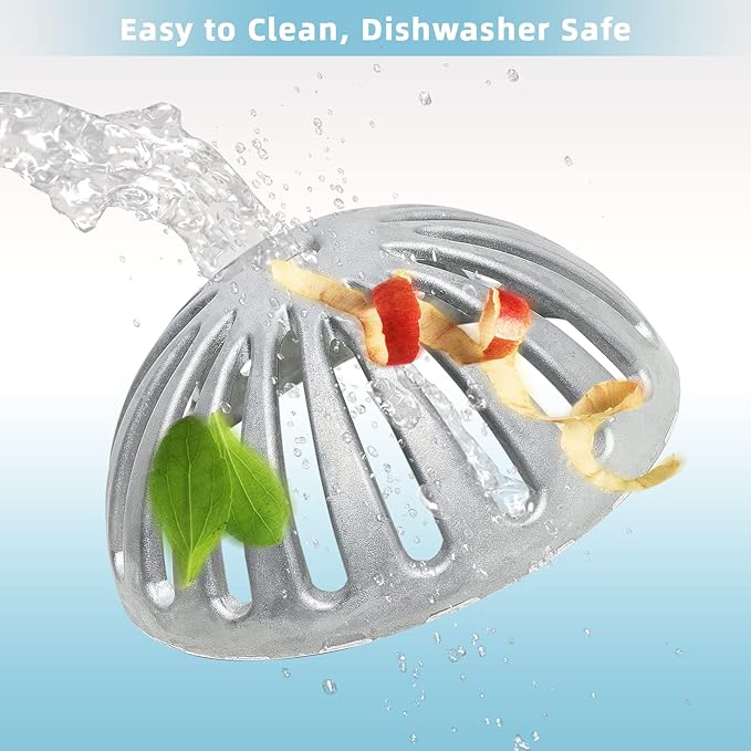5 Pack Floor Sink Strainer Heavy Duty Aluminum Dome Drain Cover for Kitchen, Bar, Outdoor Garden or Bath 5-1/4" Diameter x 2-1/4"H
