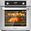 24 Inch Electric Wall Oven, ETL Certified, ThermoMate Built-in Oven with 2.6 Cu.ft Capacity, 9 Working Functions, Sensor Touch Control, Anti-Mistouch Knob, Stainless Steel