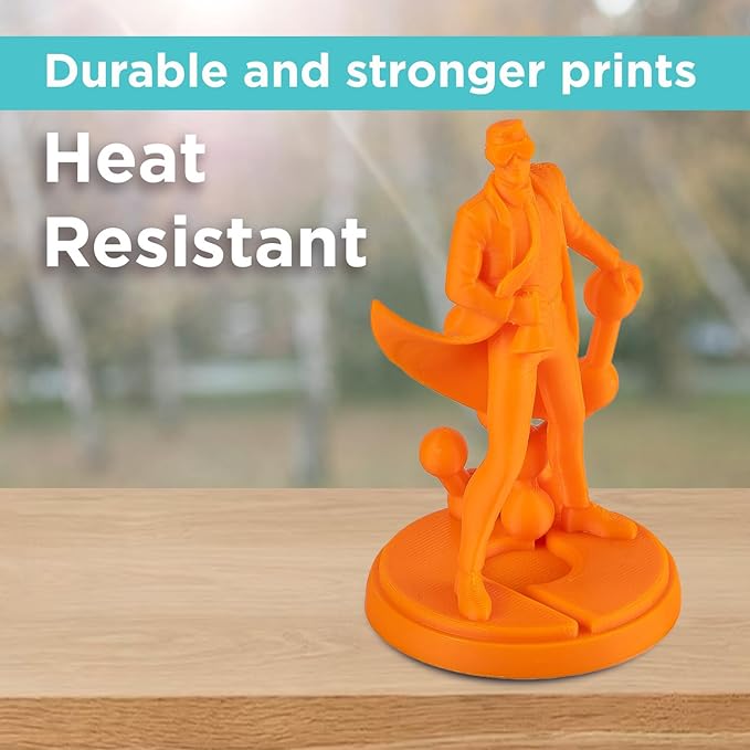 Polymaker ABS Filament 1.75mm Orange, 1kg 3D Printing Filament, PolyLite ABS 3D Printer Filament, Heat Resistant, Strong & Durable, Dimensional Accuracy +/- 0.03mm