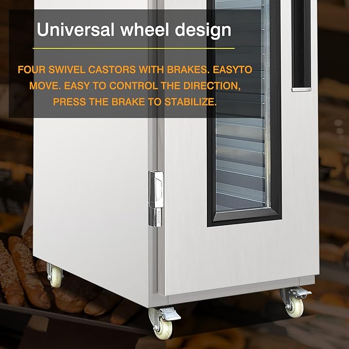 Kolice Commercial 18 Trays Baking Proofer Machine, Bread Proofer, Dough Proofer for Baking - Integrated Freezing,Thawing, Keep Fresh and Fermentation -22°C to 45°C