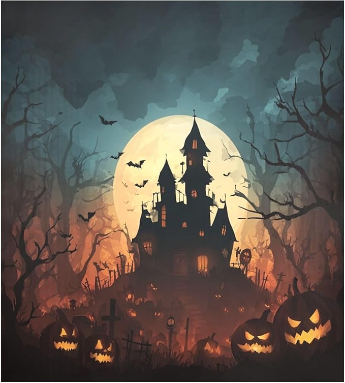 Halloween Pumpkins Orange House Dishwasher Magnet Cover for Front Panel Magnetic Dishwasher Cover Decorative Refrigerator Magnet Covers Dishwashers Magnetic Sticker for Home Kitchen Decor, 23" x 26"