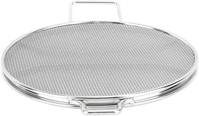 Detachable Stainless Steel Splatter Replacement for Foodi IG651, Fryer Accessories with Unique Grid Design, Dishwasher Safe Splatter Guard for Cooking Safety and Clean