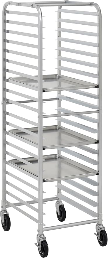 Commercial Knockdown 20-Tier Aluminum End Load NSF Sheet/Bun Pan Rack (32L-035)