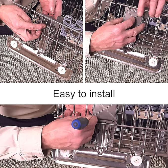 WDTA50SAHZ0 Upper Rack Parts W10712395 by AMI PARTS, Dishwasher Top Rack Fit for Ken-more Kitchen-aid Whirl-pool Dishwasher, Replace W10350375 AP5957560 WDT750SAHZ0 WDT970SAHZ0 WDT730PAHZ0