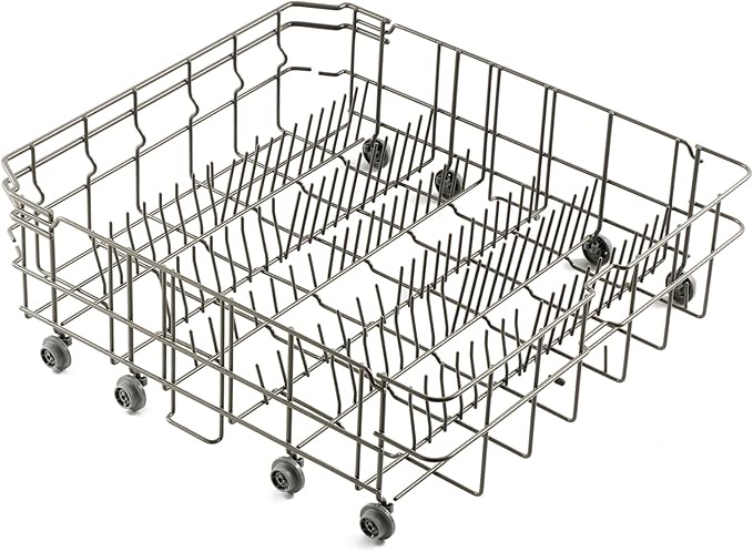Upgraded DD82-01384A Dishwasher Lower Rack Replacement Parts for Samsung Dishwasher Parts DW80M2020US DW80R2031US DW80R2031UG Lower Dishrack Assembly 22.4" x 20.5" Dishwasher Bottom Rack Basket 1 Pack