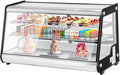 8.1 Cu.Ft Commercial Glass Door Refrigerator | Countertop Display Fridge with LED Lighting for Bakeries, Cafes, Convenience Stores | Energy Efficient, Adjustable Shelves, Auto-Closing Door