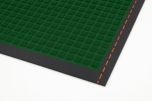 Guardian WaterGuard Indoor/Outdoor Wiper Scraper Floor Mat, Rubber/Nylon, 4'x6', Green