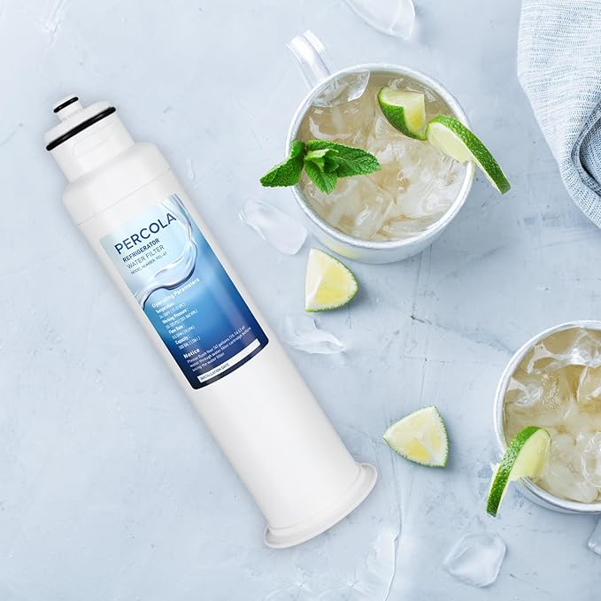 HX2017FR-A Water Filter, Compatible with Hisense® HX2017F-A, HRF266N6CSE1, HRF266N6CSE, HRF209N6CSE, HRF254N6TSE, HRF254N6DSE, HRF210N6CBE, Mora MRF211N6CSE, MRF266N6CSE (2 Pack)