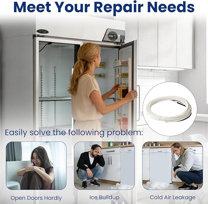 Upgrade 163738 Freezer Door Heater Wire, 5.0W, Direct Replacement for Norlake Refrigeration/Freezer Units, Compatible with 234 Models