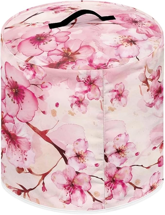 TODIYADDU Sweet Floral Pressure Cooker Cover for 3 Quart Instant Pots Insulated Kitchen Appliance Dust Cover for Round Pressure Cooker Practical Instant Pots Air Fryer Accessories Presents