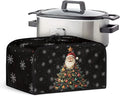 Christmas Tree Small Appliance Dust Cover Measuring 17" x 10.8" x 9.8" Crock Pot Slow Cookers cover Kitchen Living Room Table Decorations Kitchen Utensils