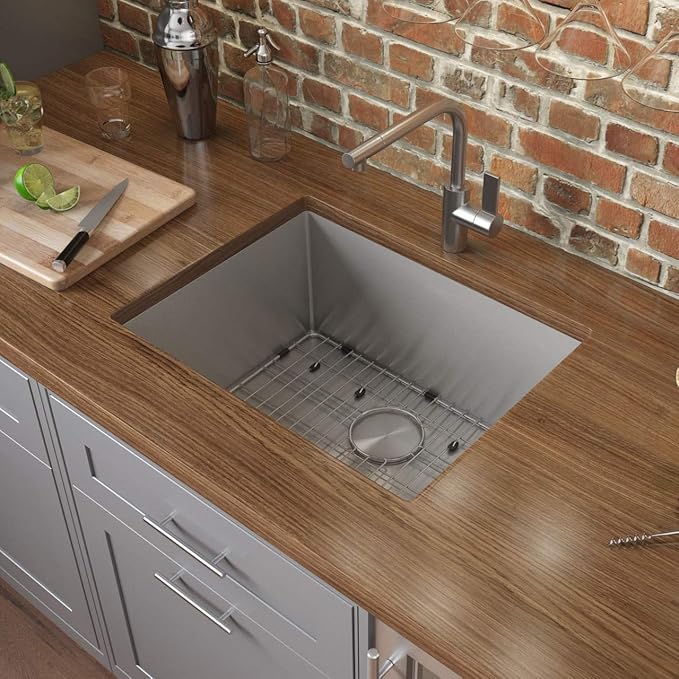 Ruvati 26-inch Undermount 16 Gauge Tight Radius Stainless Steel Kitchen Sink Single Bowl - RVH7126