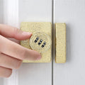 Gold Cabinet Lock,3 Digit Password Keyless,Anti Pry Mechanical Password Lock,Protect Privacy,for Drawer,Cabinets,Locker, Closet,Windows,Sliding Door,Bathroom,and Garden