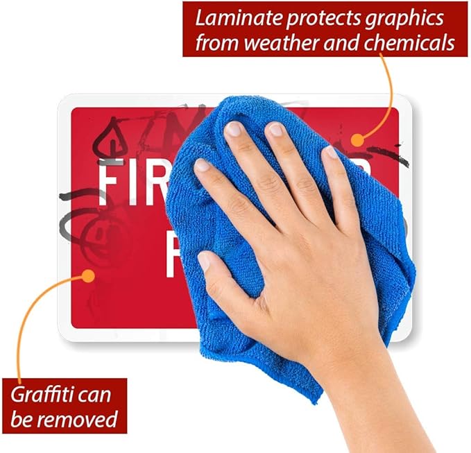 SmartSign "Fire Riser Room" Label | 7" x 10" Laminated Vinyl