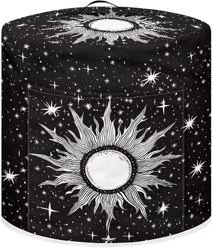 Gothic Sun Pressure Cooker Cover for Women Insulated Rice Cooker Cover with Easy to Clean Lining Waterproof Dust Cover with Pockets for Instant Pot 6 Quart Appliance Cover