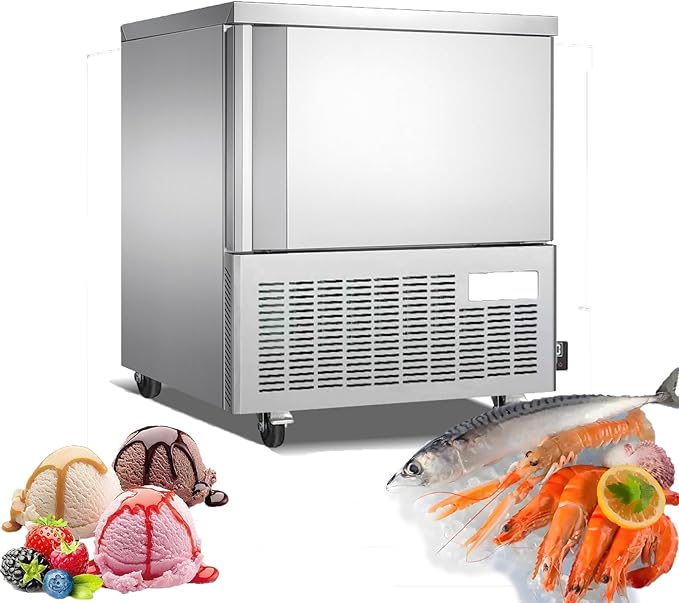 Commercial 5 Trays Blast Chiller,Blast Chiller & Freezer, Chest Freezer,Batch Chiller for Hard ice Cream,Cakes,Chicken,Fish,Sushi Rice in Restaurant,Hotel,School