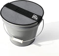5 Gallon Bucket Lids，Bait Bucket Lid and Trash Can Lid for Yeti 5 Gallon,Elastic Net Lid for Boating, Camping