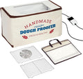 Extra Large Folding Dough Proofing Box with 3-Sided Heating, Temp Control (50-130℉), 24-Hour Timer, Beep Alert, Storage Bag – Ideal for Sourdough, Pizza, Yogurt & Seed Starting