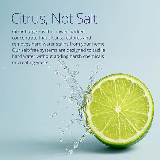 NuvoH2O Advanced 3-Stage Citrus-Based, Salt-Free Water Filter System + Water Softener with Carbon and Sediment Filtration – Healthy & Pure Water – Removes Scale (Whole Home Trio System)