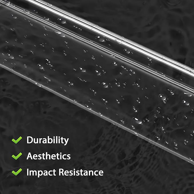 Gaahing 4Pcs Peel and Stick Clear Corner Guards, Self-Adhesive L-Shaped Outside Corner Shield for Wall Edge Furniture Door Frame Protector Bumper (3.9ft x 1.0in)