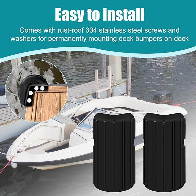 Corner Dock Bumper Fender, Inflatable Protection,Marine Corner Dock Fender Bumper, Protect Docks & Ships from Damage Caused collisions