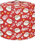 Christmas Hohoho Santa Claus 6 Quart Pressure Cooker Air Fryer Rice Cooker Dust Cover with Top Handle and Storage Pockets Kitchen Appliance Dust Protector Cover