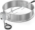Onlyfire Stainless Steel Rotisserie Ring Kit Barbecue Accessories for Weber 22" Kettle Grill and Other Similar Size Grills