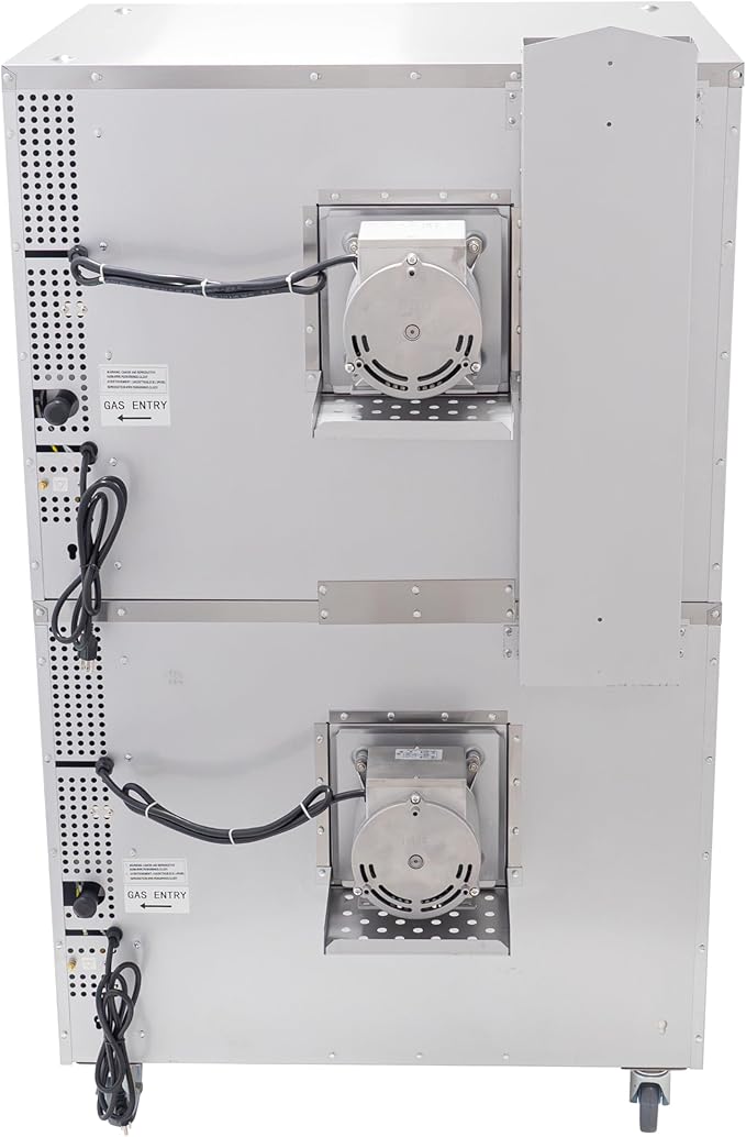 Kratos Commercial Convection Oven - Full Size Double Stack Oven for Restaurants, 108,000 BTU, Natural Gas Powered (29Y-049)