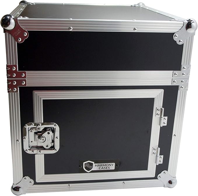 Harmony Audio Case HCM6U DJ Pro Audio 10U Slant Top 8U Vertical Mixer Rack Case New