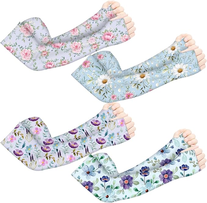 YUNVI Gardening Sleeves Farm Sun Protection Cooling Arm Sleeves to Cover Arm for Women