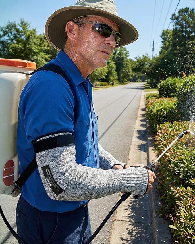 Evridwear Cut Resistant Protective Sleeves Gardening sleeves Arm Protectors for Thin Skin and Bruising Farming, Industrial