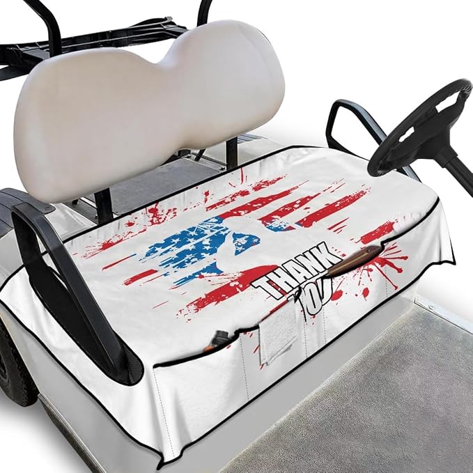 Golf Cart Seat Cover Cushion Featuring Breathable Microfiber Fabric, Waterproof Protection and Secure Non-Slip Design for Comfortable Outdoor and Daily Cart Use