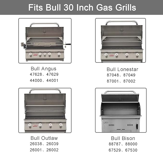 Grill Warming Rack for Bull 29.75" " Grills, Stainless Steel Grill Rack for Bull Angus Outlaw Lonestar or Other 30" Grill, Bull BBQ Replacement 30 Inch Grill Warming Rack, 47004