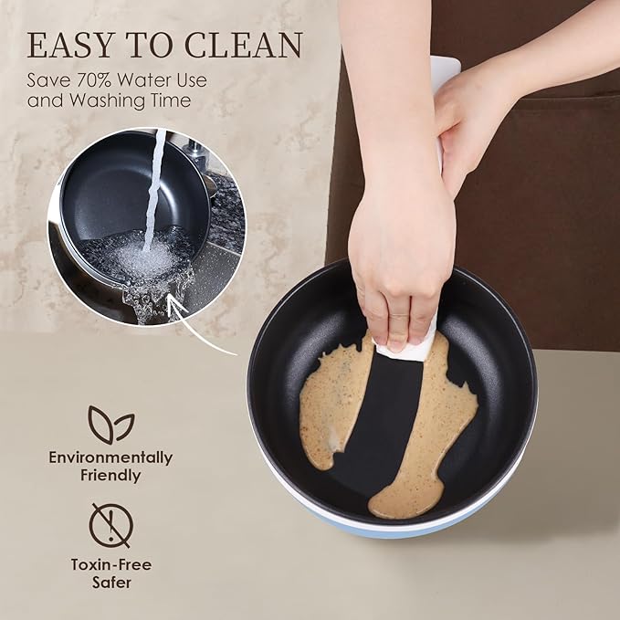 Audecook Hot Pot Electric, 1.7L Mini Electric Skillet Portable Nonstick Sauté Pan with Power Adjustment, Ramen Cooker Travel Multicooker for Steak/Soup/Egg/Oatmeal/Noodles (Tongs for Cooking Included)