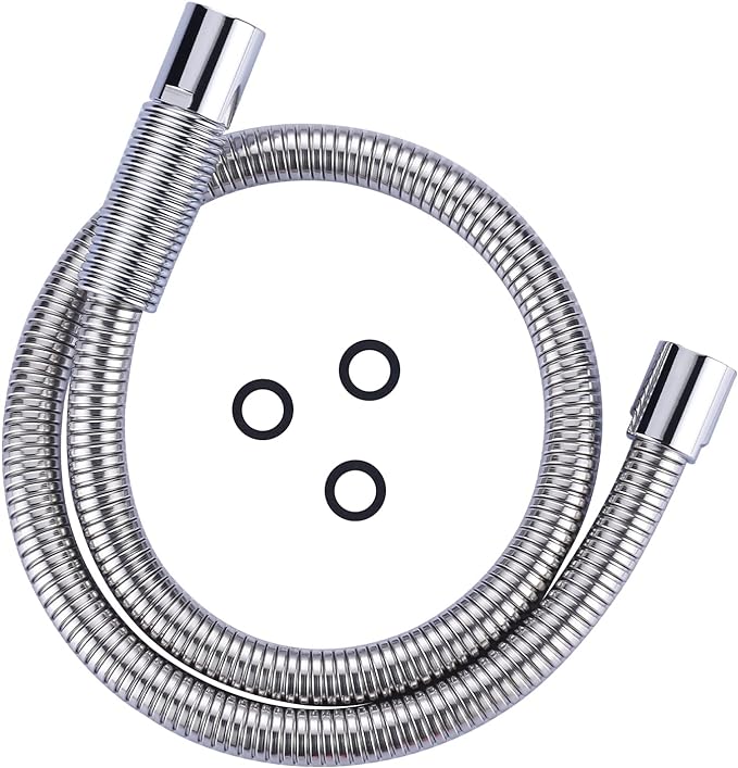 38" Commercial Sink Faucet Sprayer Hose, Pre-rinse Sprayer Hose for Commercial Kitchen Sink Faucet, 38 Inch Stainless Steel Flexible Hose Replacement Kit for Restaurant Industrial Dishwasher