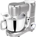 Stand Mixer, 9-Quart Stainless Steel Bowl, 660W Professional Power, Multiple Speed Options, Sturdy Design, Easy to Clean, Lifetime Support, SM-1550(Silver)