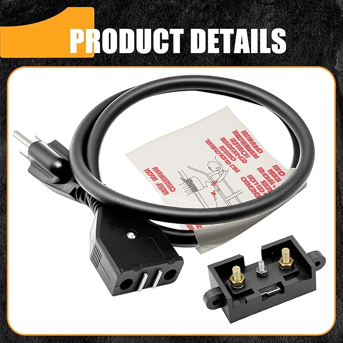 Break-Away Magnet Power Cord 9001150010 Fits For Masterbuilt 10 Liter XL Electric Fryer, Breakaway Safety Deep Fryer Cord Parts & Accessories for Masterbuilt 10L Turkey Fryers MB20012420, MB20010326