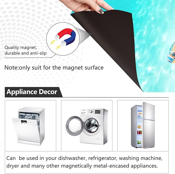 Sea Turtle Dishwasher Magnet Cover Sticker Magnetic Refrigerator Panel Front Door Fridge Microwave Decal Decorative