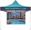 Custom Canopy Tent 10x10 with Logo, Custom Pop up Tent for Trade Show, Customized Canopy with Personalized Logo for Advertising Event, Farmer Market, Business Branding