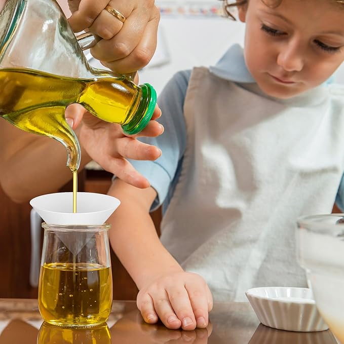 NACHLYNN 20pcs Deep Fryer Oil Filter 4.5 Inch Non Woven Maple Syrup Filter Cones Cooking Oil Filters for Restaurant Kitchen Cafe Hotel