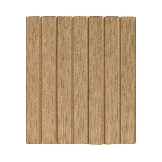 Unfinished White Oak Veneer Decorative Tambour 3/4" Centers - 4'x 8'