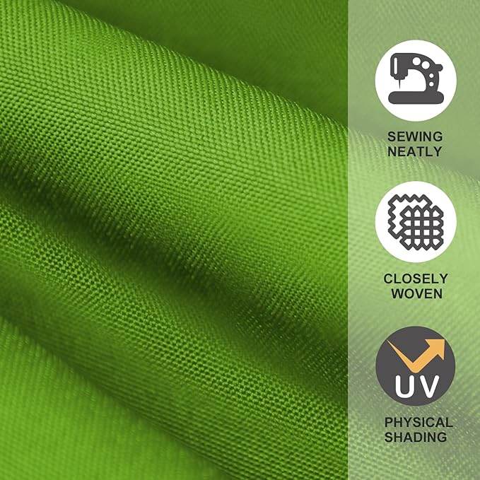 EliteShade USA 9FT Patio Umbrella Replacement Covers 8 Ribs Market Umbrella Canopy Cover (CANOPY ONLY) (Macaw Green)