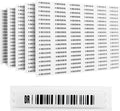 5000 pcs 58khz AM Security Tags Soft Labels Compatible with 58khz acousto-Magnetic EAS System (Mock Barcodes)