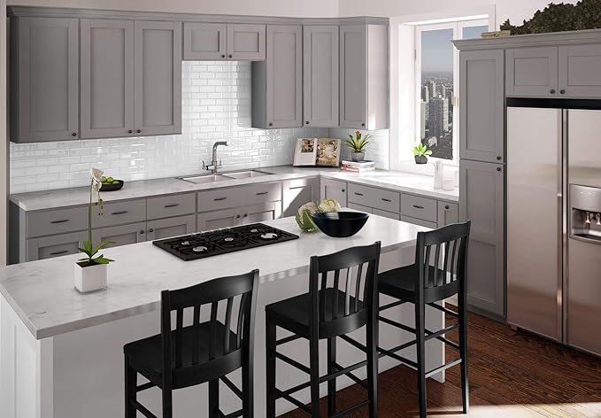 Sunny Wood GSA24DEP Grayson 24" Wide x 34-1/2" High Deep Dishwasher End Panel - Dove Gray