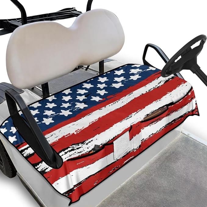 Golf Cart Seat Cushion Cover Designed for Long-Term Outdoor Use, Featuring Breathable Fabric and Waterproof Seat Protection